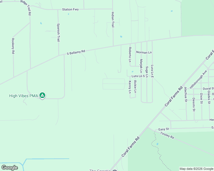map of restaurants, bars, coffee shops, grocery stores, and more near 221 Centerwood Road in Florahome