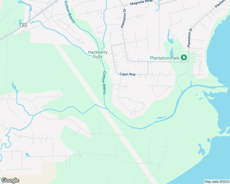 map of restaurants, bars, coffee shops, grocery stores, and more near 1630 Bayou Breeze Drive in Baytown