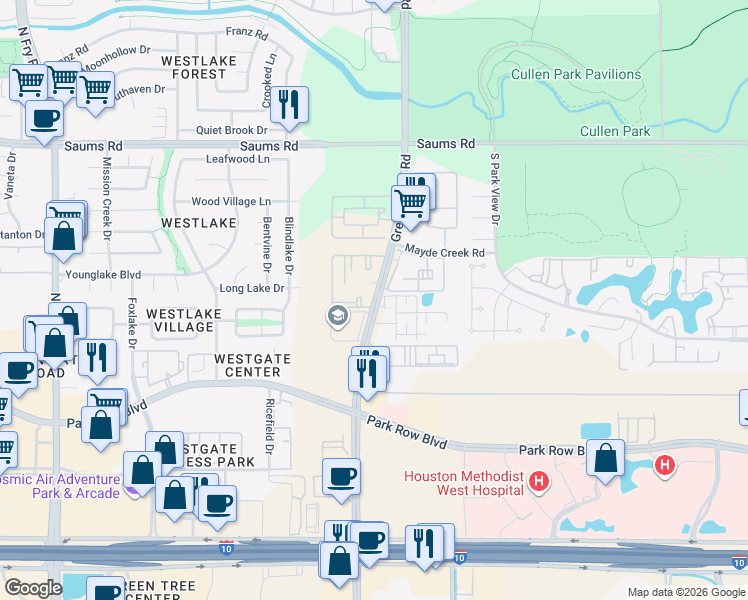 2329 Greenhouse Road, Houston TX Walk Score