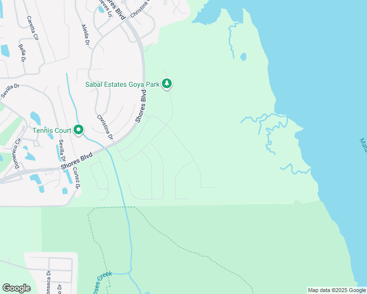 map of restaurants, bars, coffee shops, grocery stores, and more near 245 Christina Drive in St. Augustine
