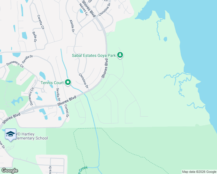map of restaurants, bars, coffee shops, grocery stores, and more near 444 Balboa Court in St. Augustine