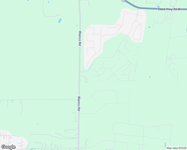 map of restaurants, bars, coffee shops, grocery stores, and more near 35254 Blanco Road in Bulverde