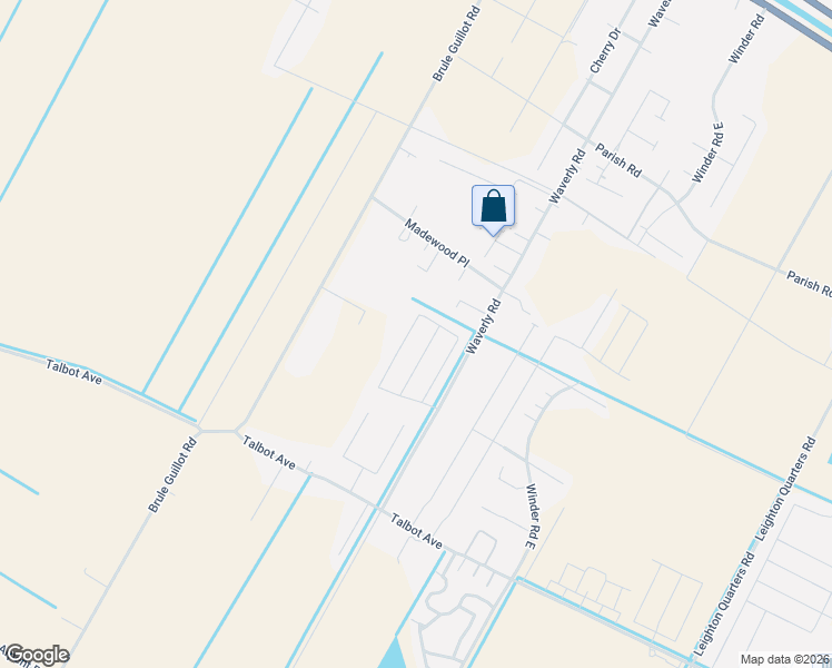 map of restaurants, bars, coffee shops, grocery stores, and more near 102 Petal Avenue in Thibodaux