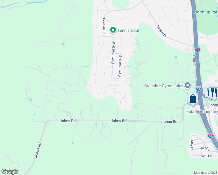 map of restaurants, bars, coffee shops, grocery stores, and more near 101 Blue Jay Ct in Boerne