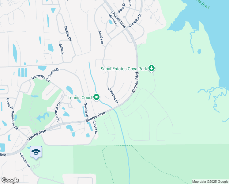 map of restaurants, bars, coffee shops, grocery stores, and more near 404 Escalante Court in St. Augustine