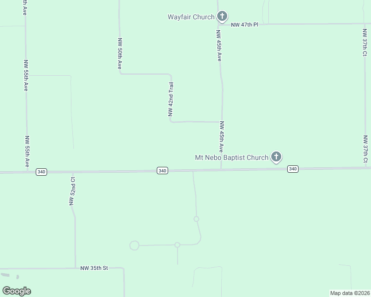 map of restaurants, bars, coffee shops, grocery stores, and more near 4700 County Road 340 in Bell