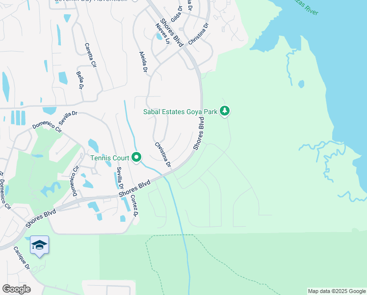 map of restaurants, bars, coffee shops, grocery stores, and more near 424 Maribella Court in St. Augustine