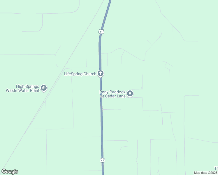 map of restaurants, bars, coffee shops, grocery stores, and more near 24300-24308 Northwest 156th Place in High Springs