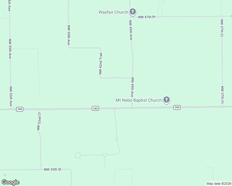 map of restaurants, bars, coffee shops, grocery stores, and more near 4700 County Road 340 in Bell