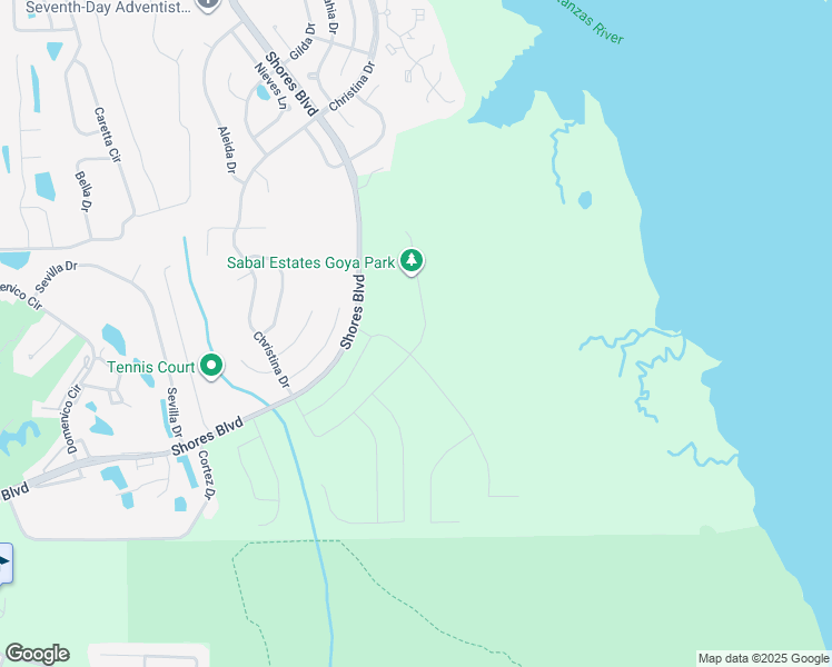 map of restaurants, bars, coffee shops, grocery stores, and more near 217 Christina Drive in St. Augustine