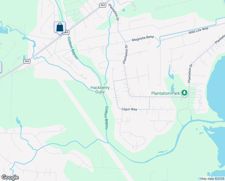 map of restaurants, bars, coffee shops, grocery stores, and more near 5874 Natchez Trce in Baytown