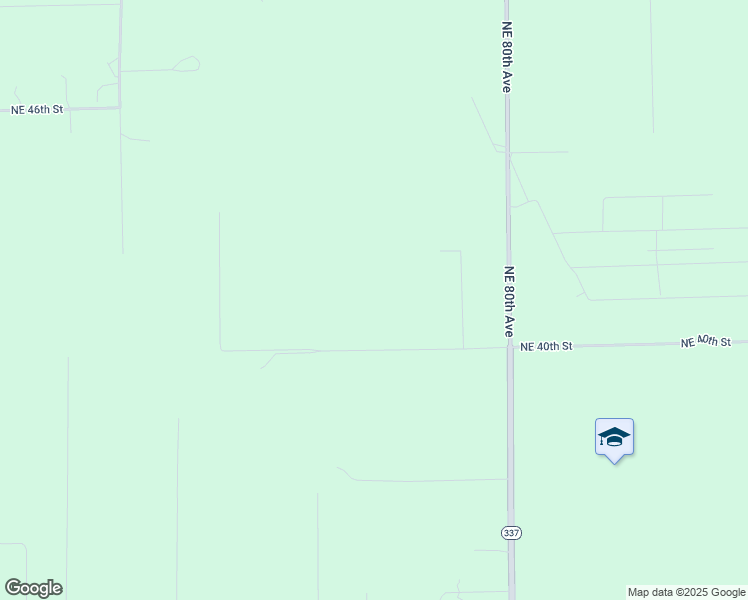 map of restaurants, bars, coffee shops, grocery stores, and more near 7650 Northeast 40th Street in High Springs