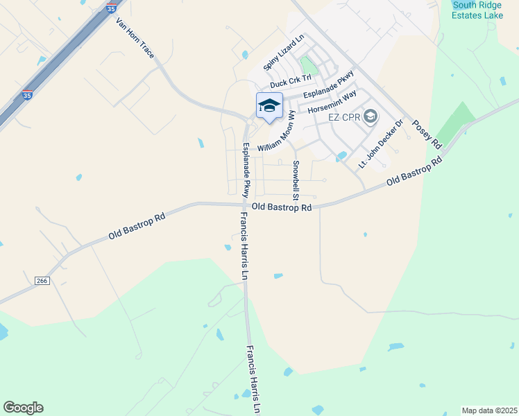 map of restaurants, bars, coffee shops, grocery stores, and more near 2901 North Old Bastrop Highway in San Marcos