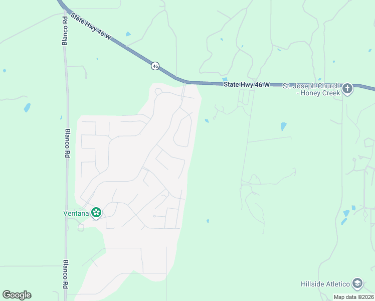 map of restaurants, bars, coffee shops, grocery stores, and more near 1482 Lyme Park in Bulverde