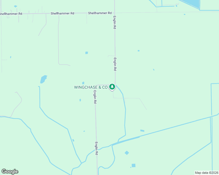 map of restaurants, bars, coffee shops, grocery stores, and more near 20020 Englin Road in Winnie