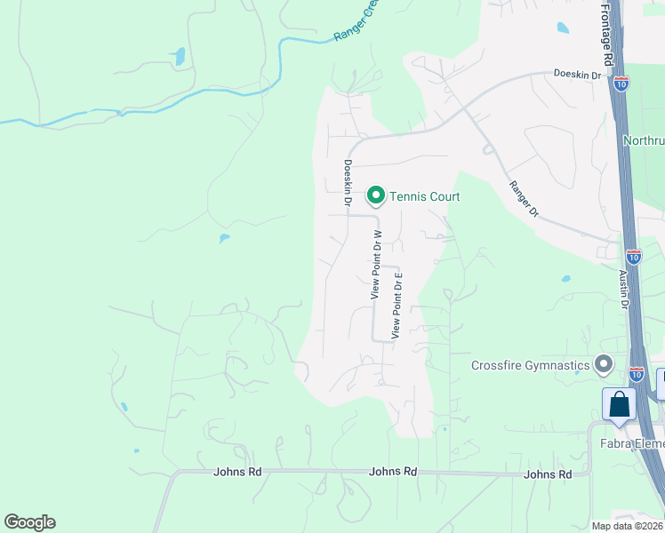map of restaurants, bars, coffee shops, grocery stores, and more near 100 Robin Court in Boerne