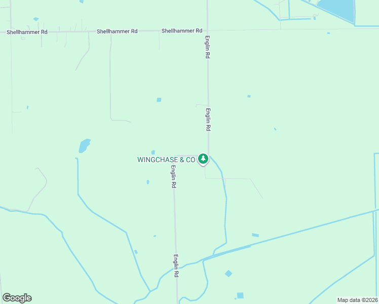 map of restaurants, bars, coffee shops, grocery stores, and more near 20020 Englin Road in Winnie