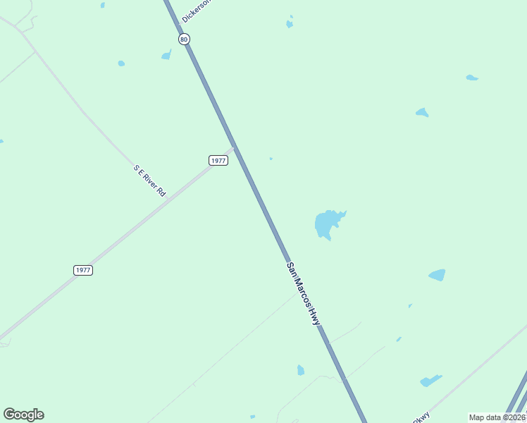 map of restaurants, bars, coffee shops, grocery stores, and more near 12205 San Marcos Highway in Martindale