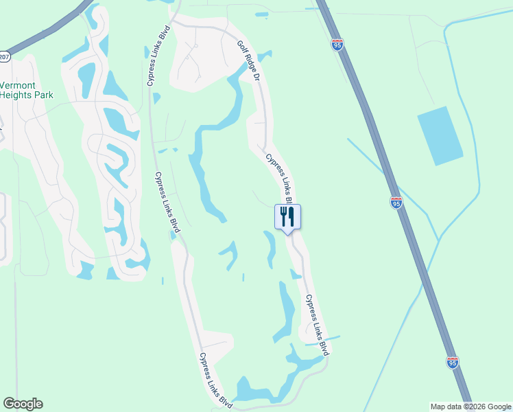 map of restaurants, bars, coffee shops, grocery stores, and more near 5605 Long Marsh Drive in Elkton