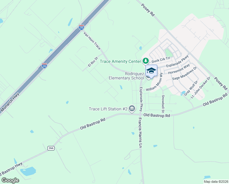 map of restaurants, bars, coffee shops, grocery stores, and more near 6800 South Old Bastrop Highway in San Marcos