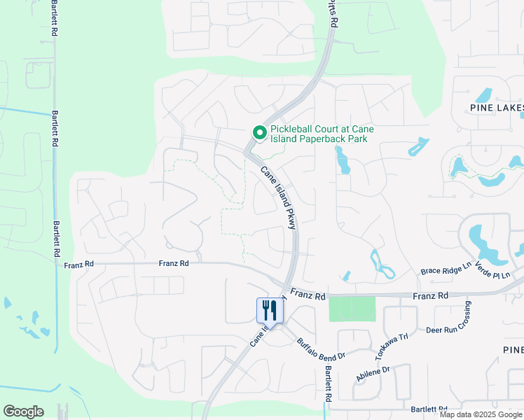 map of restaurants, bars, coffee shops, grocery stores, and more near 7018 Citrus Drive in Katy