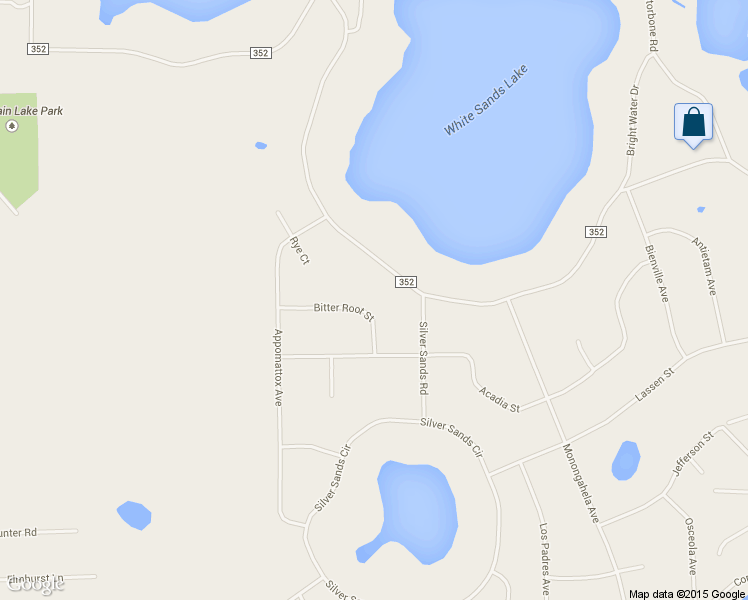 map of restaurants, bars, coffee shops, grocery stores, and more near 5750 Bitter Root Street in Keystone Heights