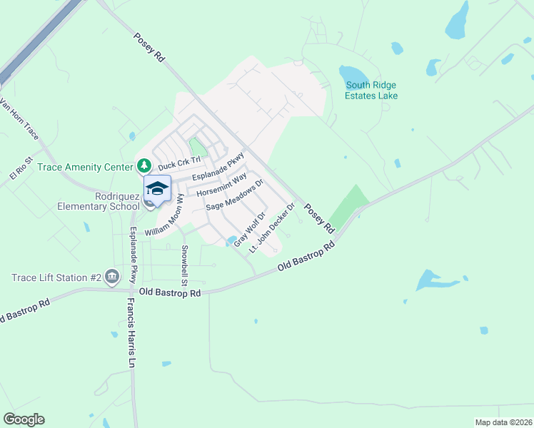 map of restaurants, bars, coffee shops, grocery stores, and more near 112 Gray Wolf Drive in San Marcos