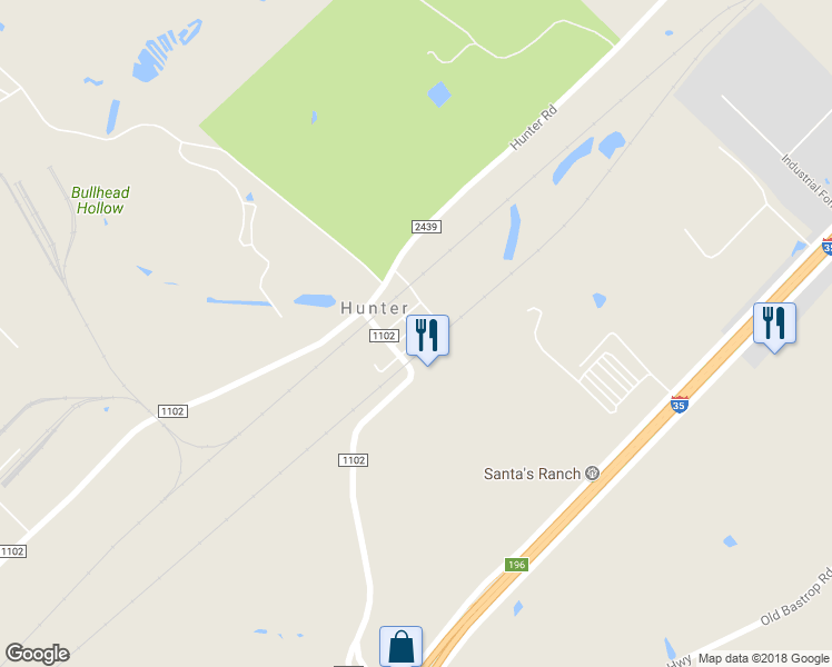 map of restaurants, bars, coffee shops, grocery stores, and more near 410 1st Street in San Marcos