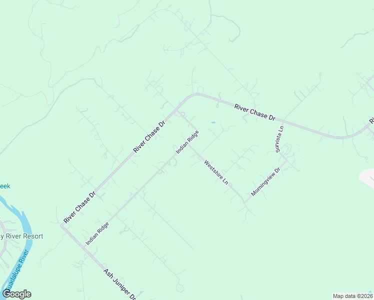 map of restaurants, bars, coffee shops, grocery stores, and more near 1153 Indian Ridge in New Braunfels