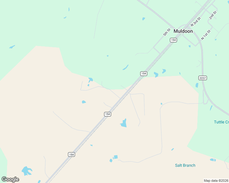 map of restaurants, bars, coffee shops, grocery stores, and more near 902 Fm 154 Muldoon Area in Muldoon