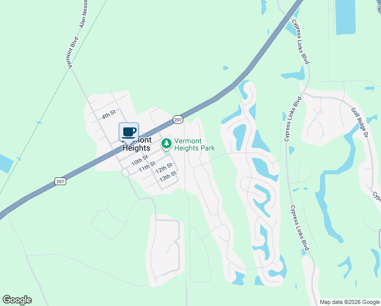 map of restaurants, bars, coffee shops, grocery stores, and more near 3300 12th Street in Elkton