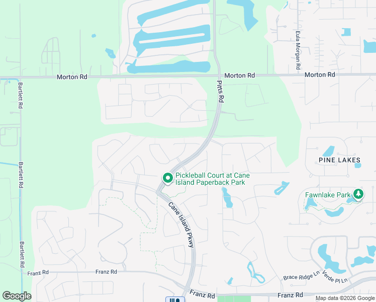 map of restaurants, bars, coffee shops, grocery stores, and more near 6911 Pondhawk Drive in Katy