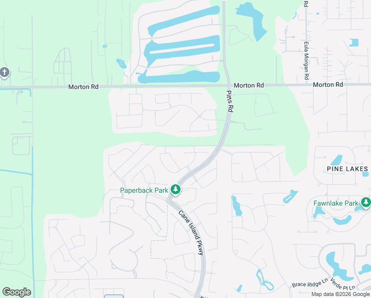 map of restaurants, bars, coffee shops, grocery stores, and more near 6946 Amberwing way in Katy