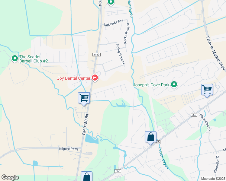map of restaurants, bars, coffee shops, grocery stores, and more near Dogwood Court in Chambers County