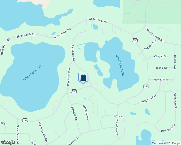 map of restaurants, bars, coffee shops, grocery stores, and more near 7047 Gatorbone Road in Keystone Heights