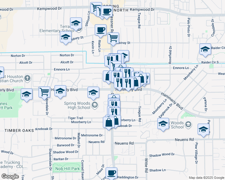 Gessner Drive & Hammerly Boulevard, Houston TX Walk Score
