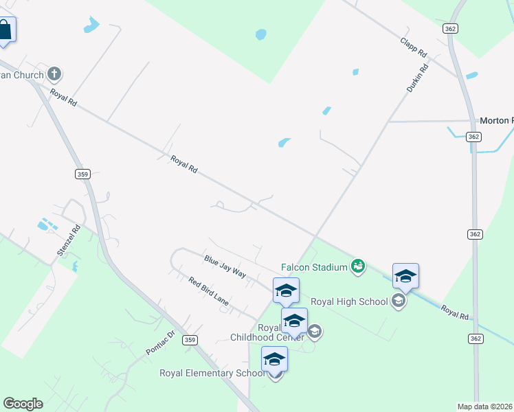 map of restaurants, bars, coffee shops, grocery stores, and more near in Pattison