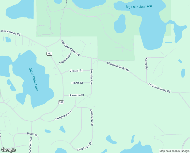 map of restaurants, bars, coffee shops, grocery stores, and more near 7395 Hoosier Avenue in Keystone Heights