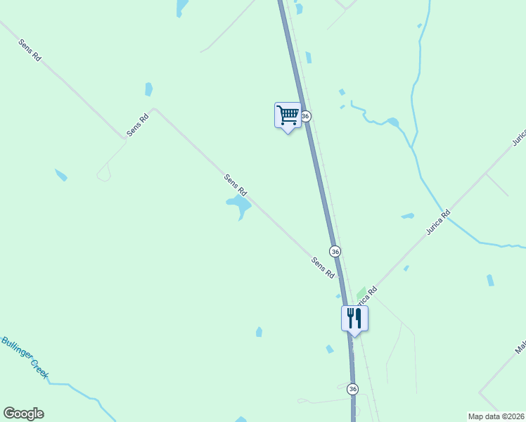 map of restaurants, bars, coffee shops, grocery stores, and more near 786 Sens Road in Sealy