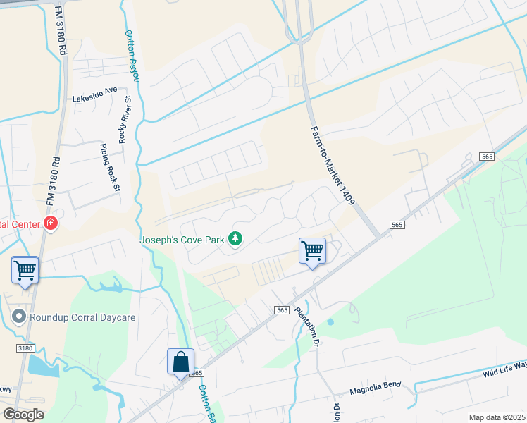 map of restaurants, bars, coffee shops, grocery stores, and more near 5918 Snapping Turtle Road in Mont Belvieu