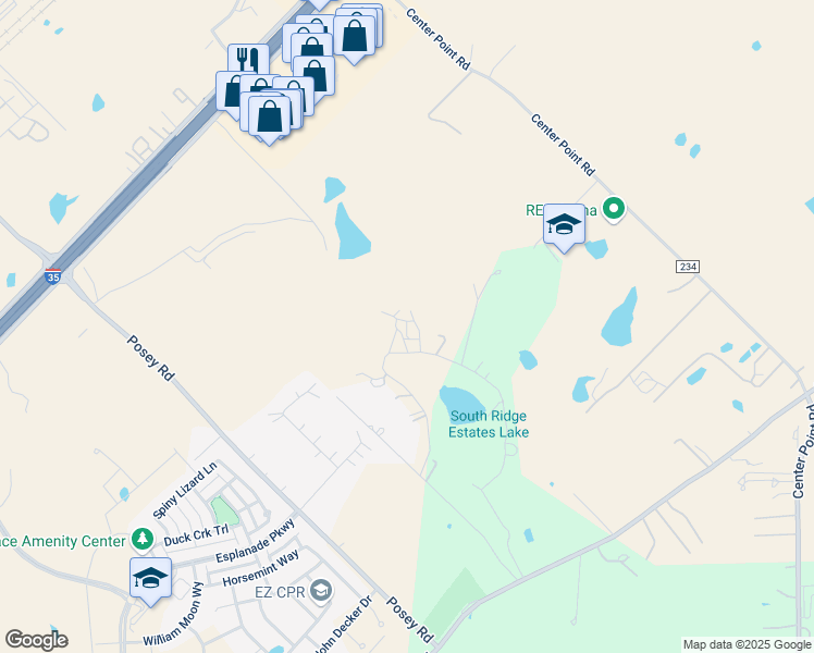 map of restaurants, bars, coffee shops, grocery stores, and more near 701 Horace Howard Drive in San Marcos