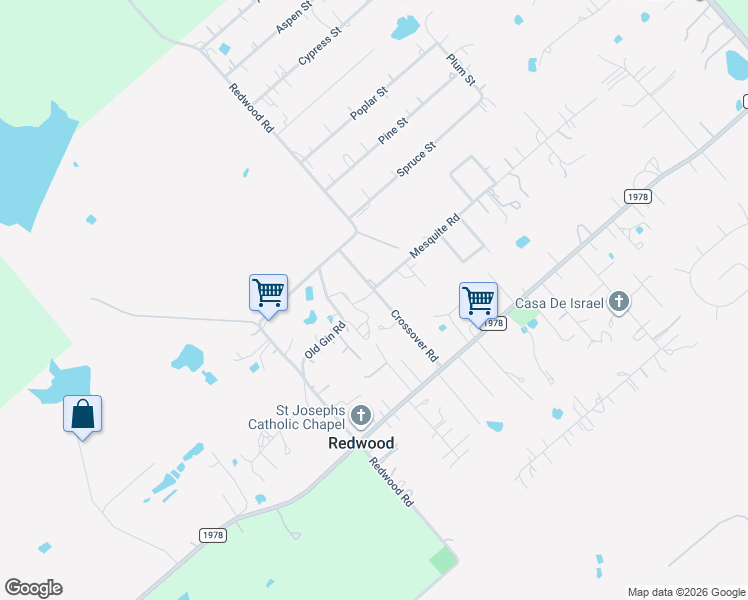 map of restaurants, bars, coffee shops, grocery stores, and more near 4924 Crossover Road in San Marcos
