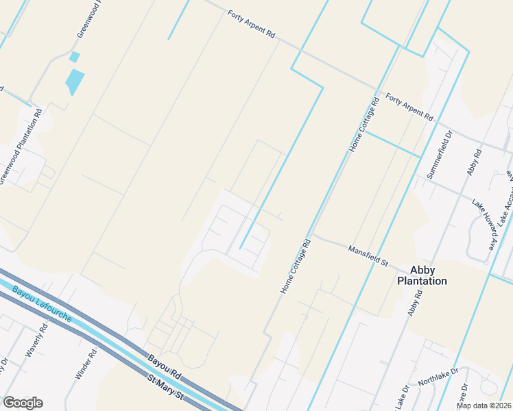 map of restaurants, bars, coffee shops, grocery stores, and more near 203 Magazine Loop in Thibodaux