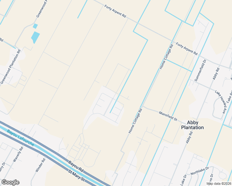 map of restaurants, bars, coffee shops, grocery stores, and more near 203 Magazine Loop in Thibodaux
