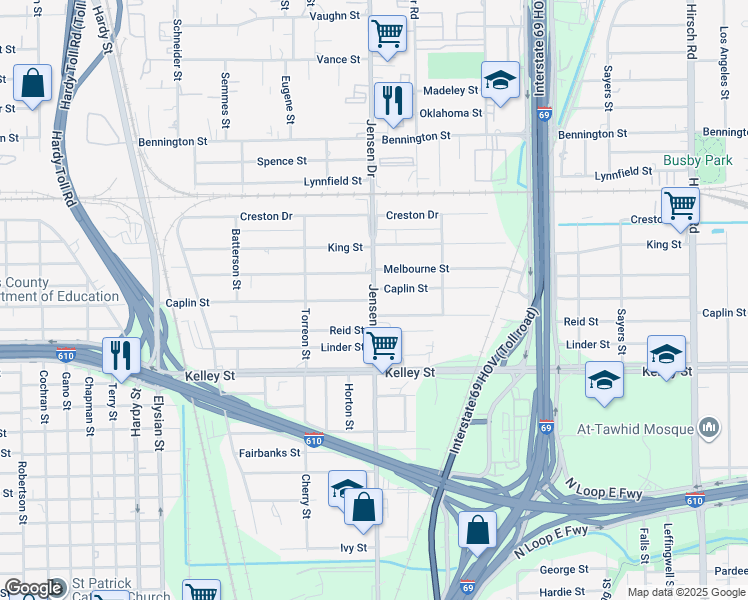 Jensen Drive, Houston TX Walk Score