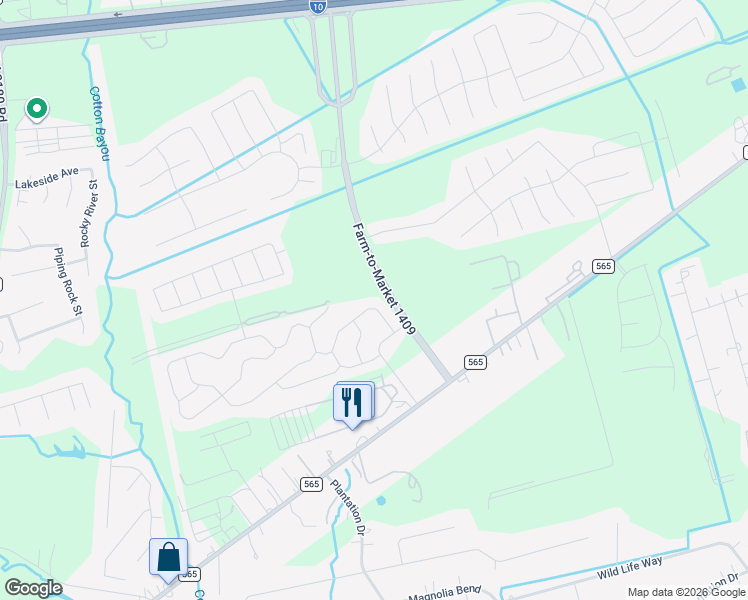 map of restaurants, bars, coffee shops, grocery stores, and more near 6131 Coral Cove Road in Cove