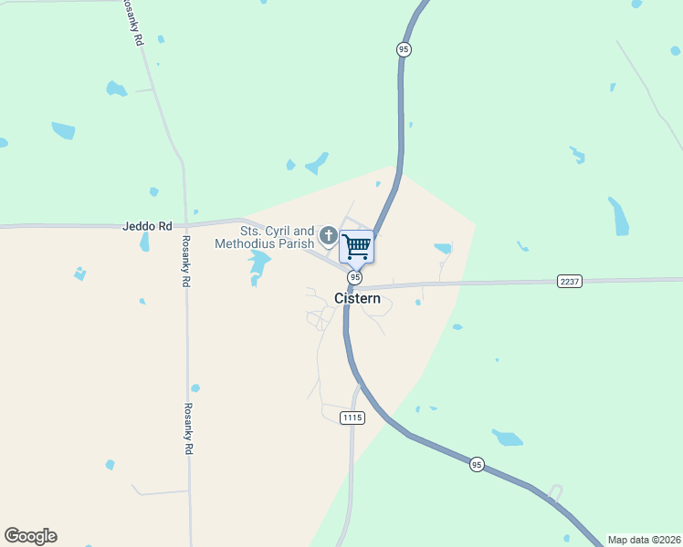 map of restaurants, bars, coffee shops, grocery stores, and more near 7734 Jeddo Road in Flatonia