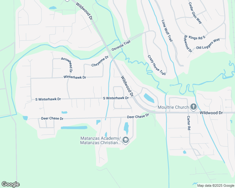 map of restaurants, bars, coffee shops, grocery stores, and more near 3885 Osprey Circle in St. Augustine