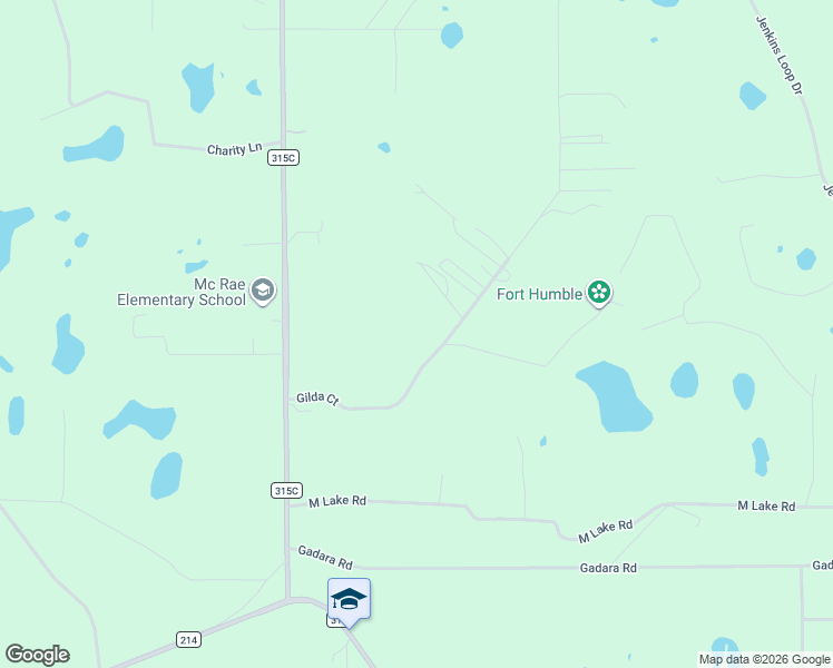 map of restaurants, bars, coffee shops, grocery stores, and more near 6928 Gilda Court in Keystone Heights