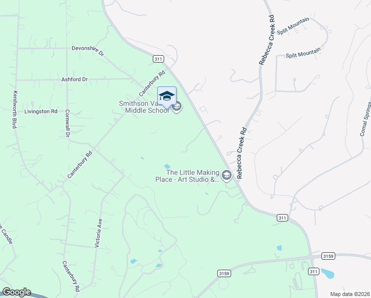 map of restaurants, bars, coffee shops, grocery stores, and more near 6093 Farm to Market Road 311 in Spring Branch